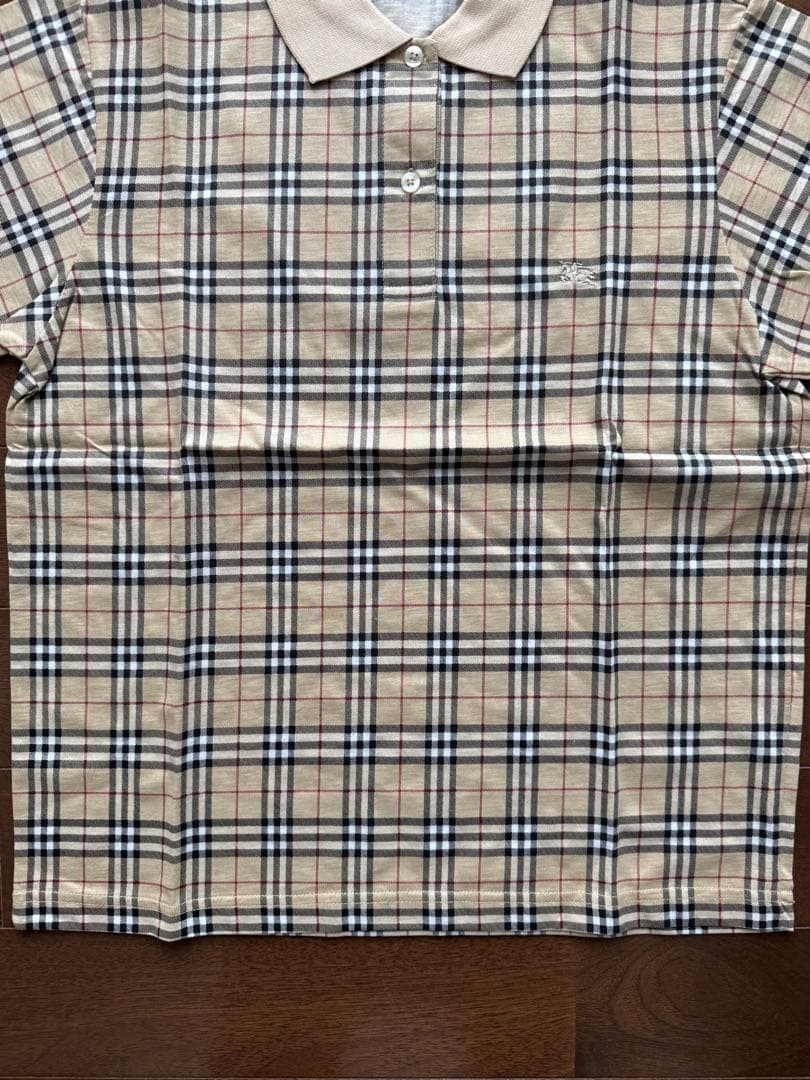 新品未使用未開封！99-00's BURBERRY チェックポロシャツ M