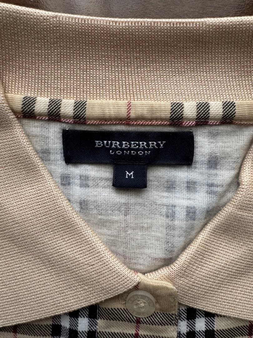 新品未使用未開封！99-00's BURBERRY チェックポロシャツ M
