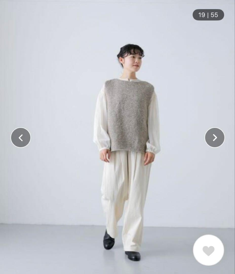 【美品】 URBAN RESEARCH かぐれ ペルーニットベスト グレー