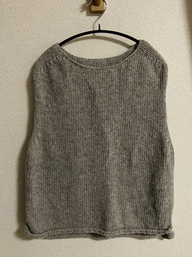 【美品】 URBAN RESEARCH かぐれ ペルーニットベスト グレー