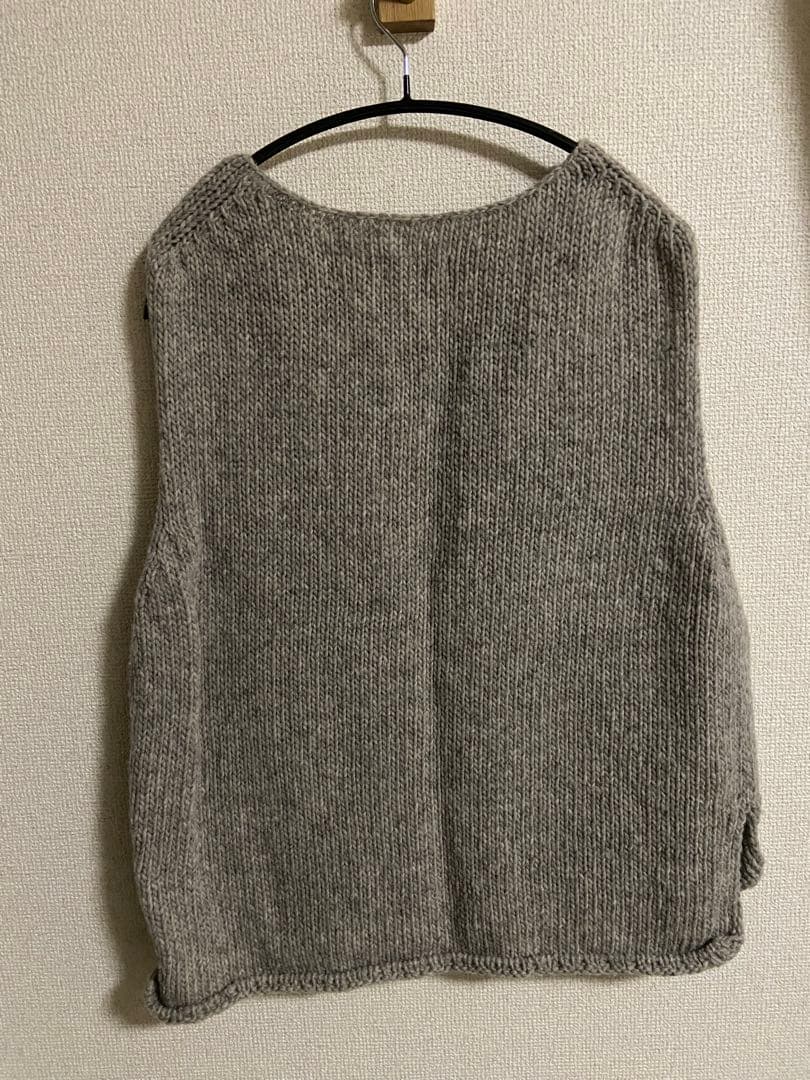 【美品】 URBAN RESEARCH かぐれ ペルーニットベスト グレー