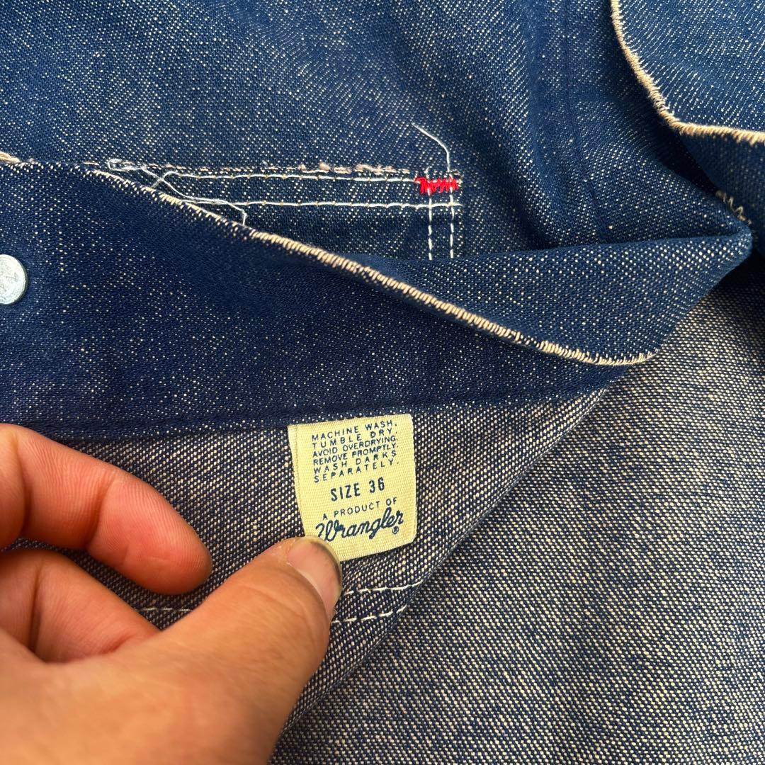 坊*ト様 60s 70s Wrangler デニムカバーオール BLUE BEL