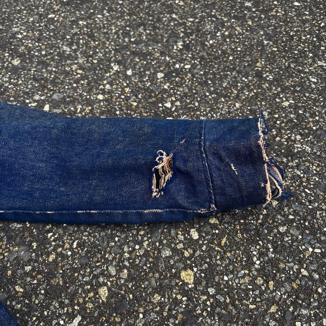坊*ト様 60s 70s Wrangler デニムカバーオール BLUE BEL