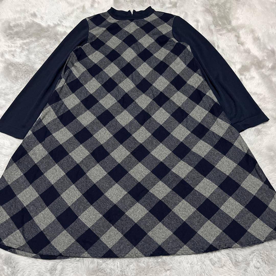 ⋈ラバーズバースデーチェックＡラインチュニックワンピース