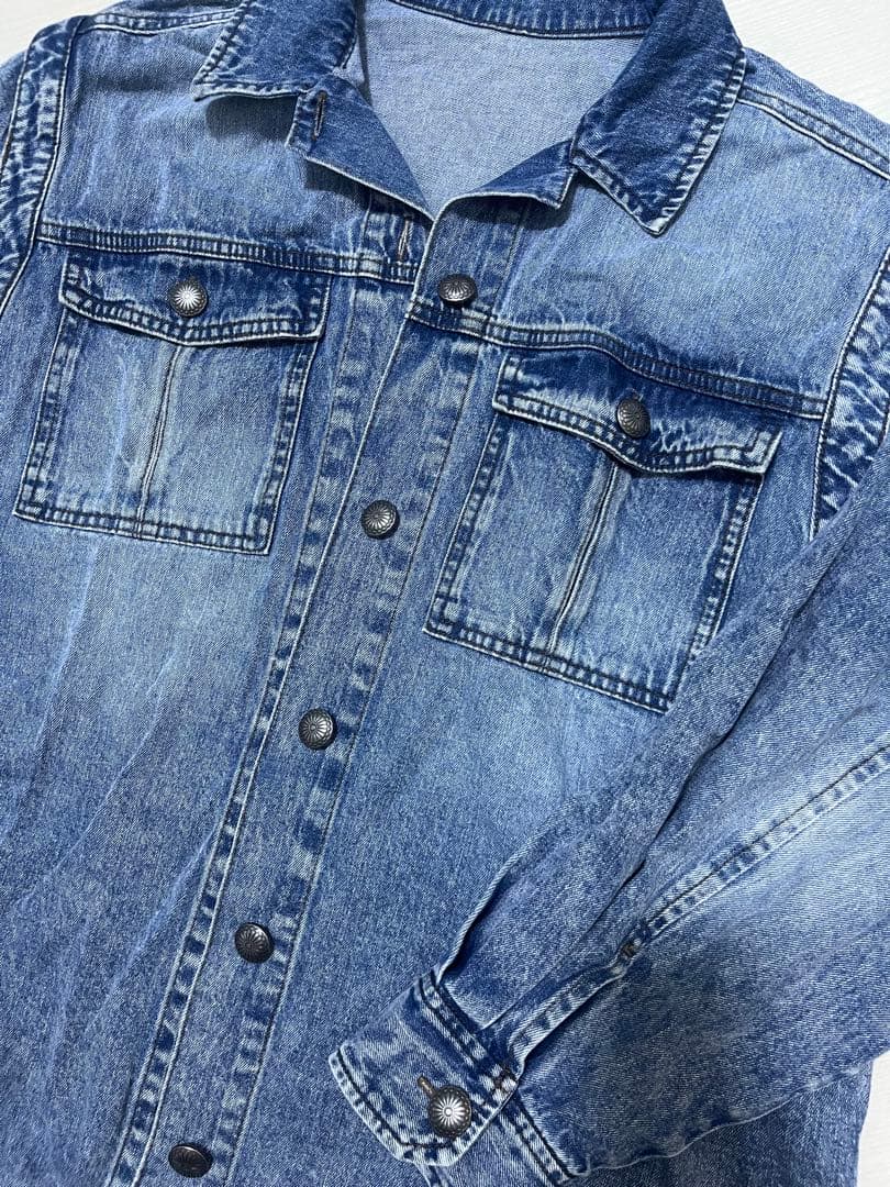 ジャケット・アウター Ameri DETACHABLE SLEEVE DENIM SHIRT