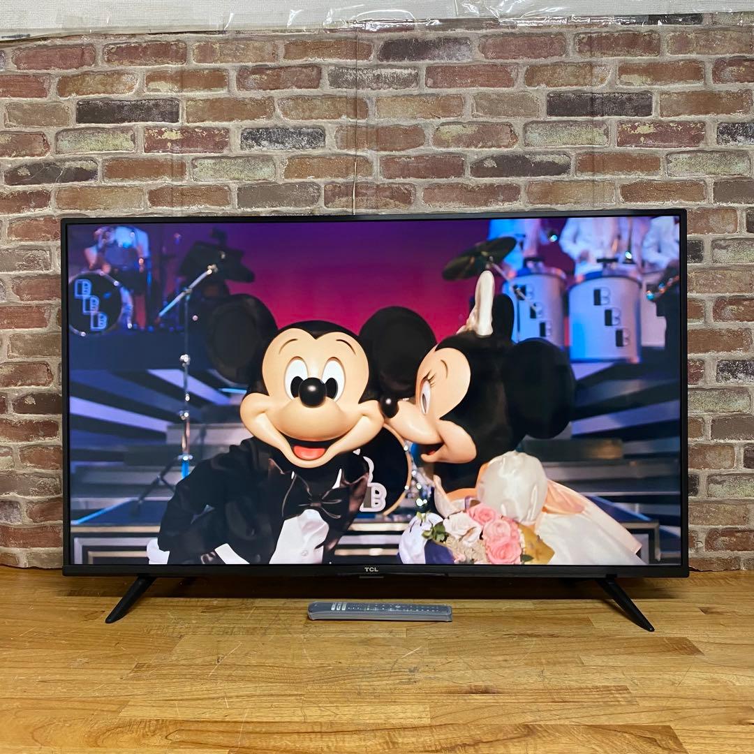 TCL 50V型 4K 液晶テレビ スマートテレビ 50P615 動画配信アプリ