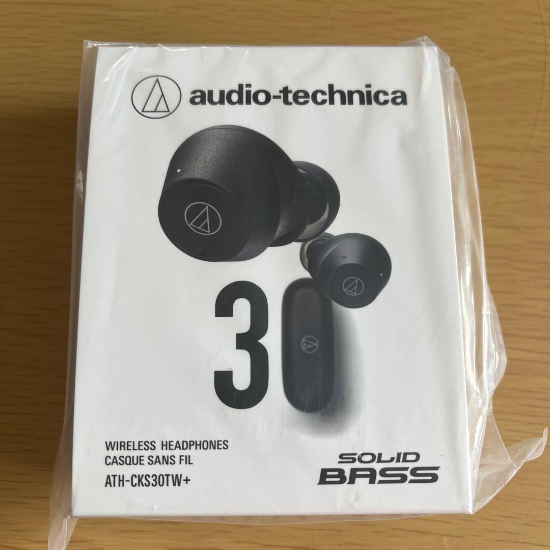 新品　audio-technica ATH-CKS30TW+ ワイヤレスイヤホン