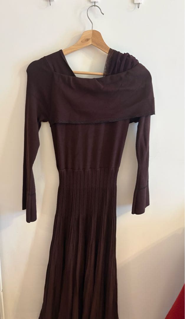 her lip to La Lueur Knit Dress Mサイズ