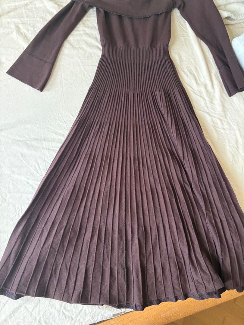 her lip to La Lueur Knit Dress Mサイズ