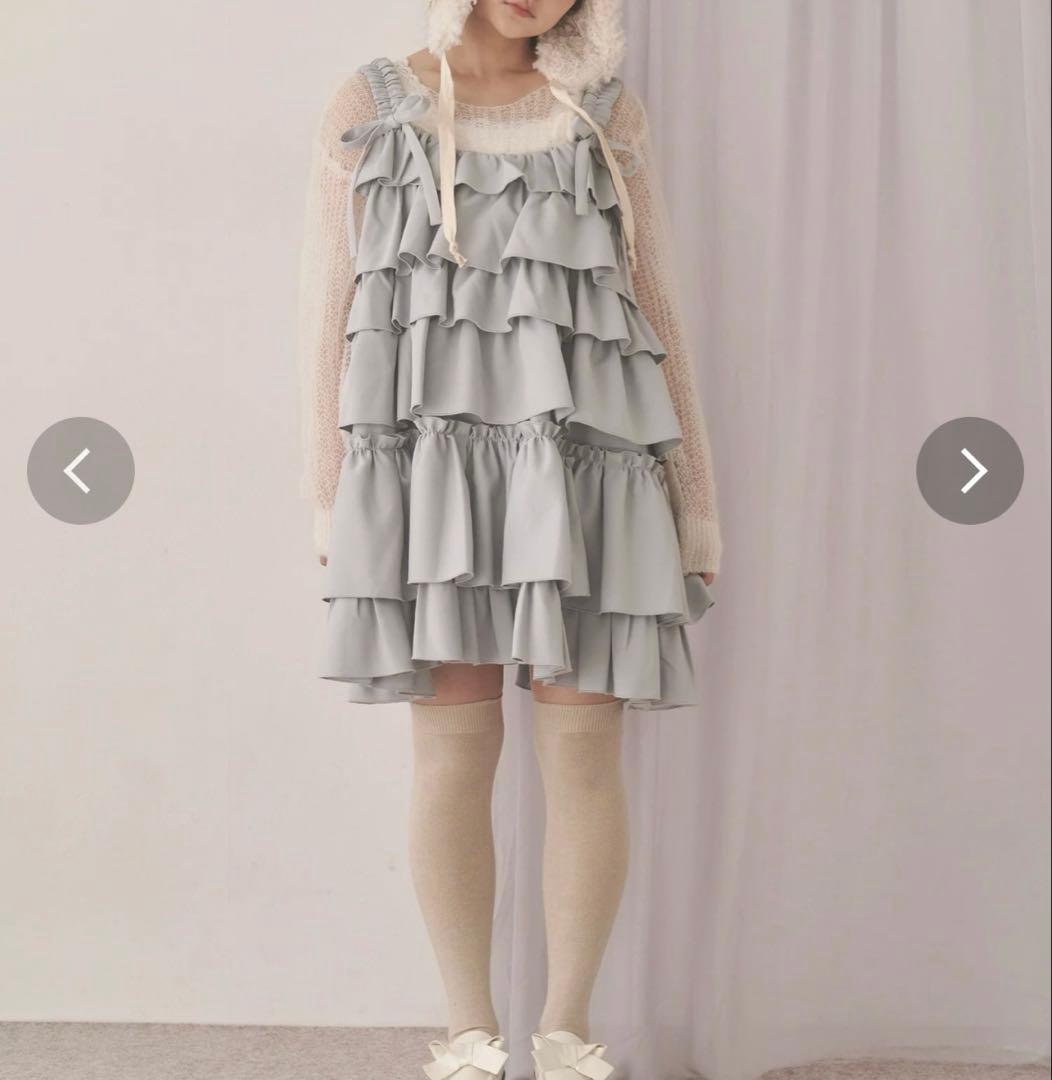 c*a様 タグ付 新品 merry jenny ホイップクリームミニワンピース