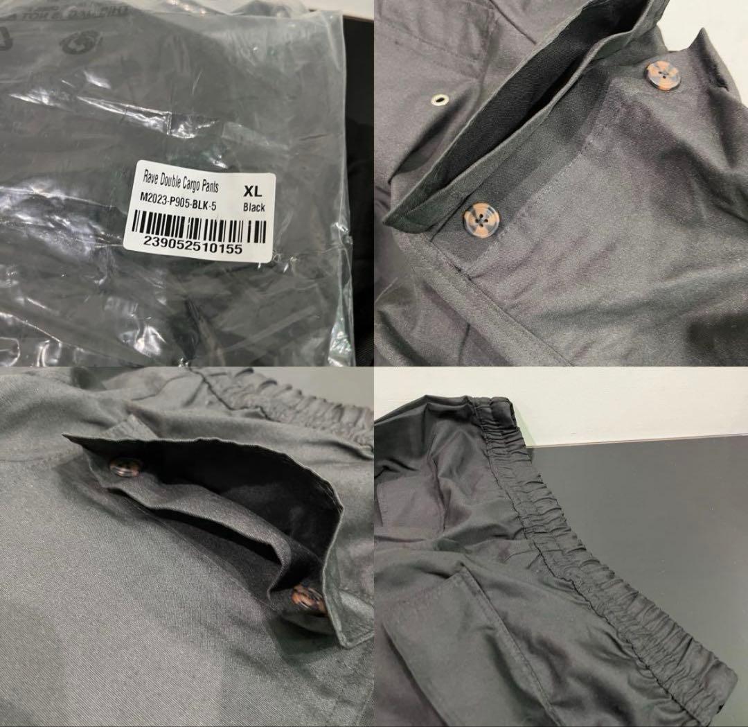 mnml ダブルカーゴバギーパンツ カーゴベラパンツセンターベラパンツ XL