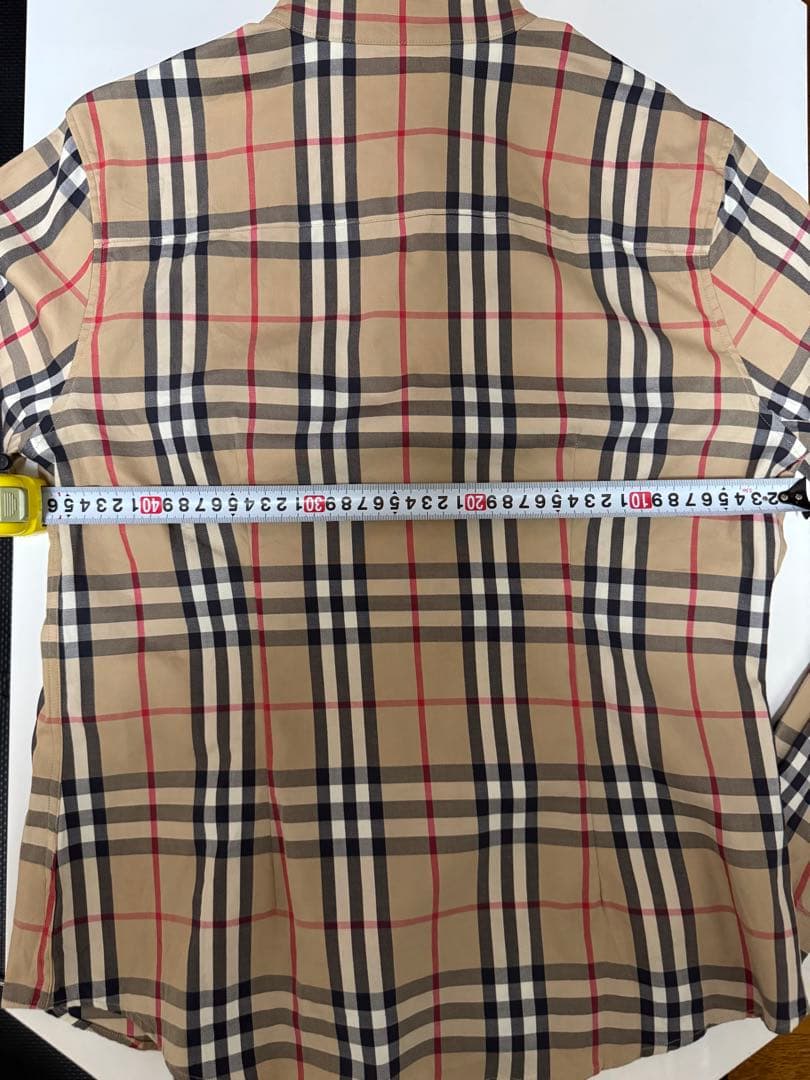 バーバリー　ノバチェックシャツL