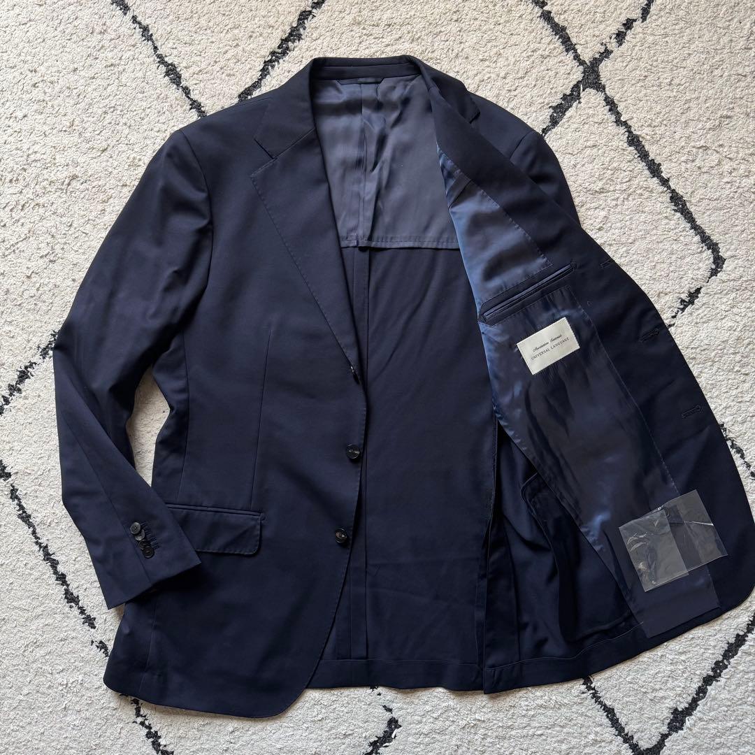 ユニバーサルランゲージ　カノニコ　スーツ　セットアップ　スリーピース　ネイビー