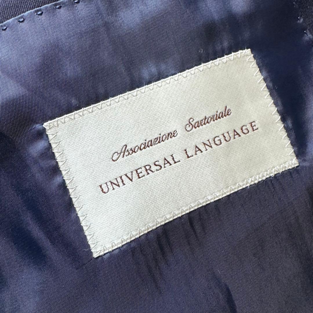 ユニバーサルランゲージ　カノニコ　スーツ　セットアップ　スリーピース　ネイビー