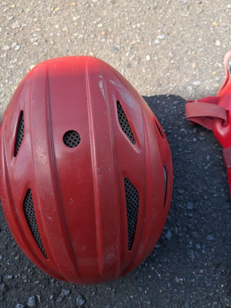 Mizuno キャッチャー用プロテクターセット 赤少年用