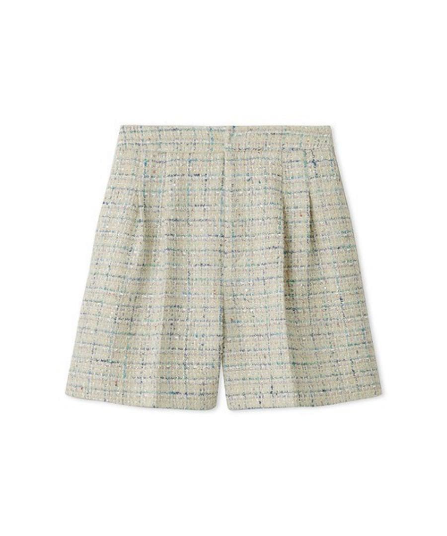 【美品】バリエーションタックショートパンツ MIX 36 セルフォード