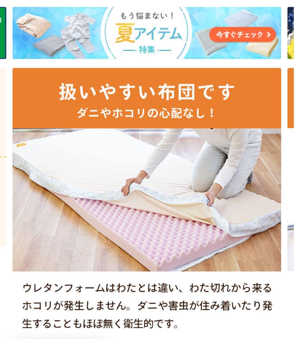 西川 ムアツ布団 点で支える シングル　即決価格