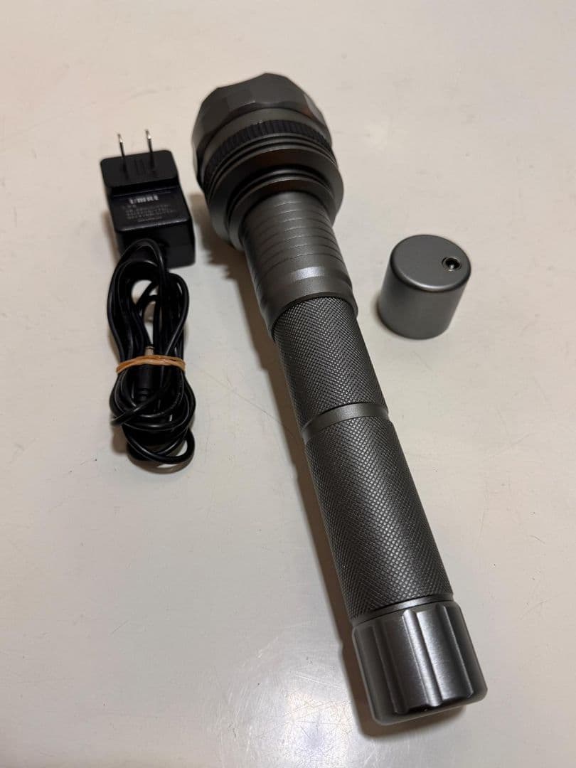 LED FLD-200 LED懐中電灯 グレー