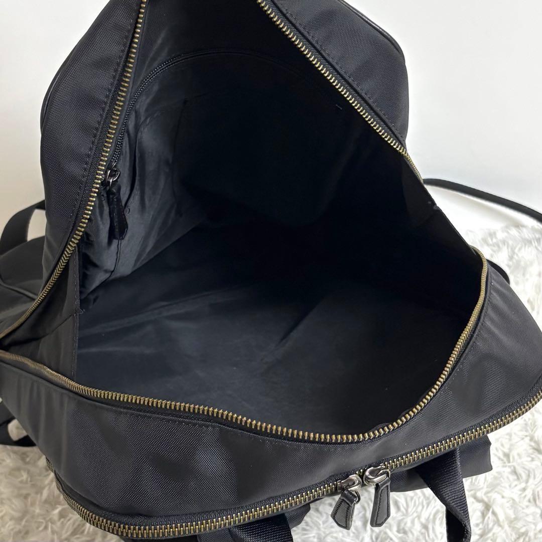 【美品】 ブラックレーベル クレストブリッジ リュック チェック スクエア