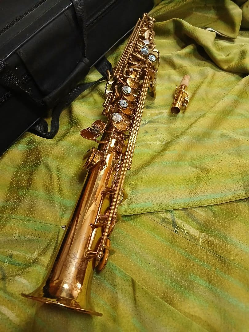 ソプラノサックス　MINELVA 音だしOK　完全ジャンク扱い品