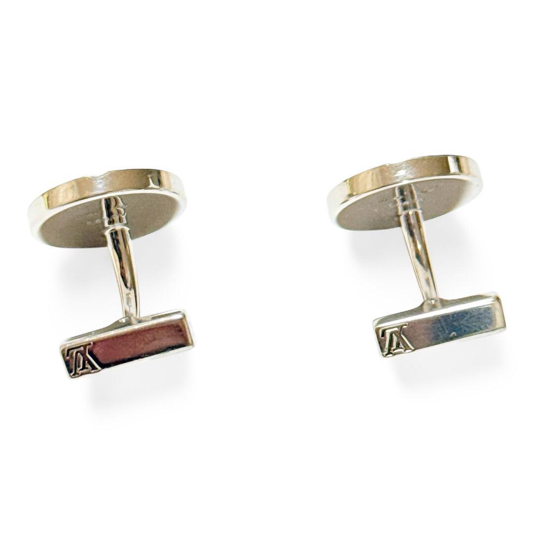 【超美品】ルイヴィトン ブトンドゥ マンシェット フルール モノグラム カフス