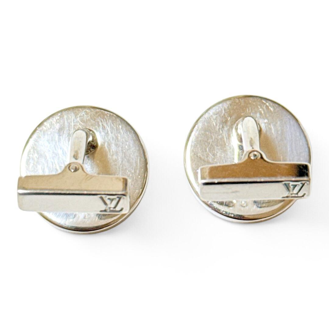 【超美品】ルイヴィトン ブトンドゥ マンシェット フルール モノグラム カフス