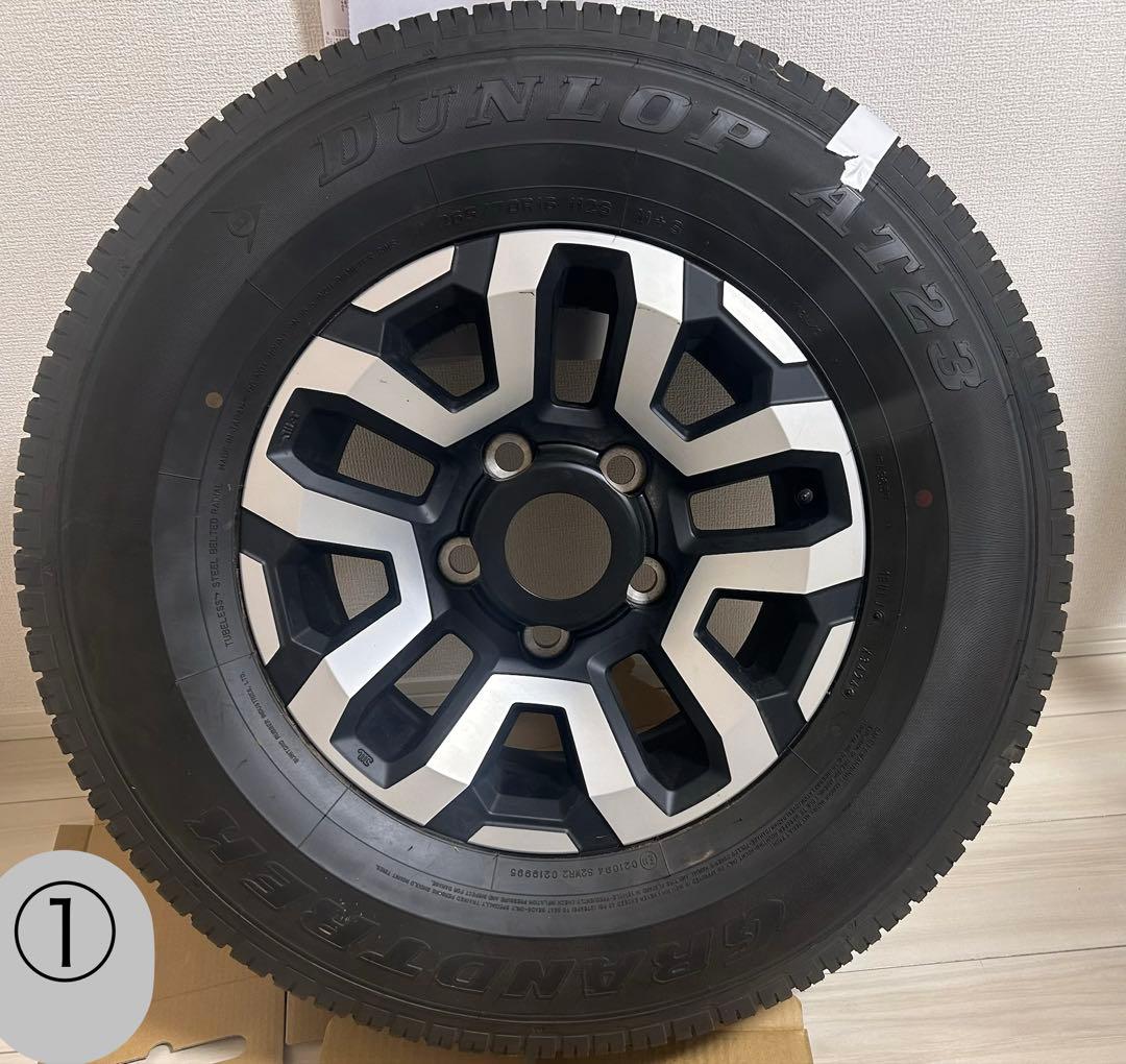 早い者勝ち【送料込み】ほぼ新車外し ランクル70純正ホイールタイヤ4本セット