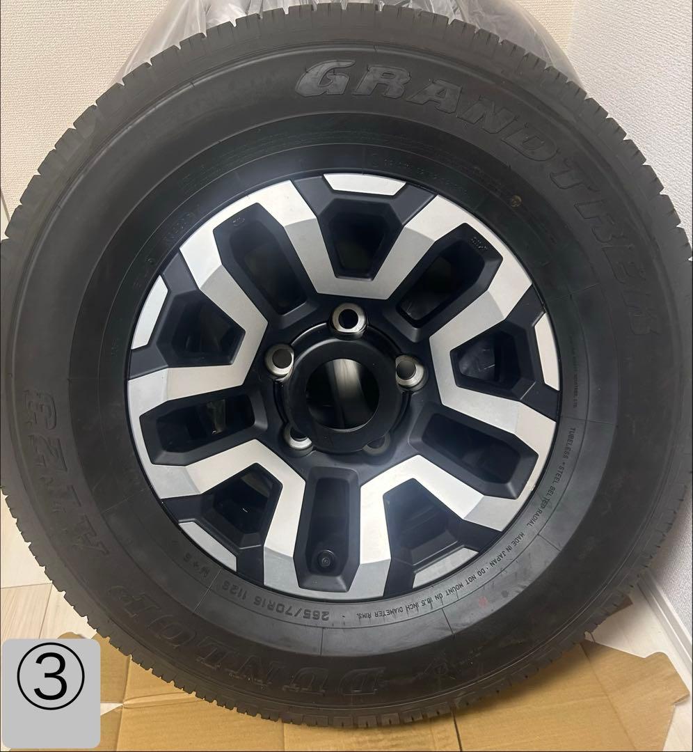 早い者勝ち【送料込み】ほぼ新車外し ランクル70純正ホイールタイヤ4本セット