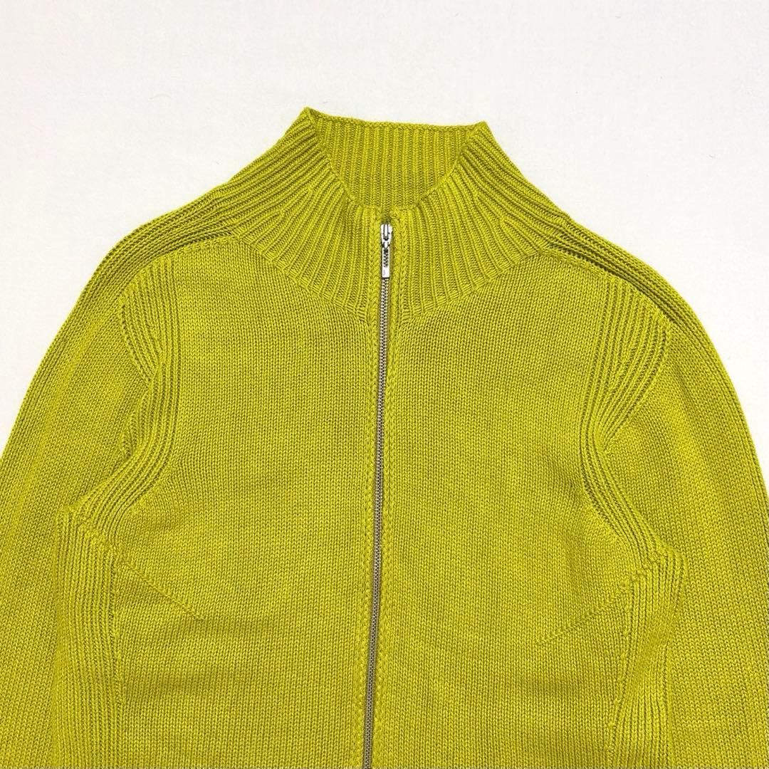 00s ダブルジップドライバーズニット archive 希少 古着 kiko