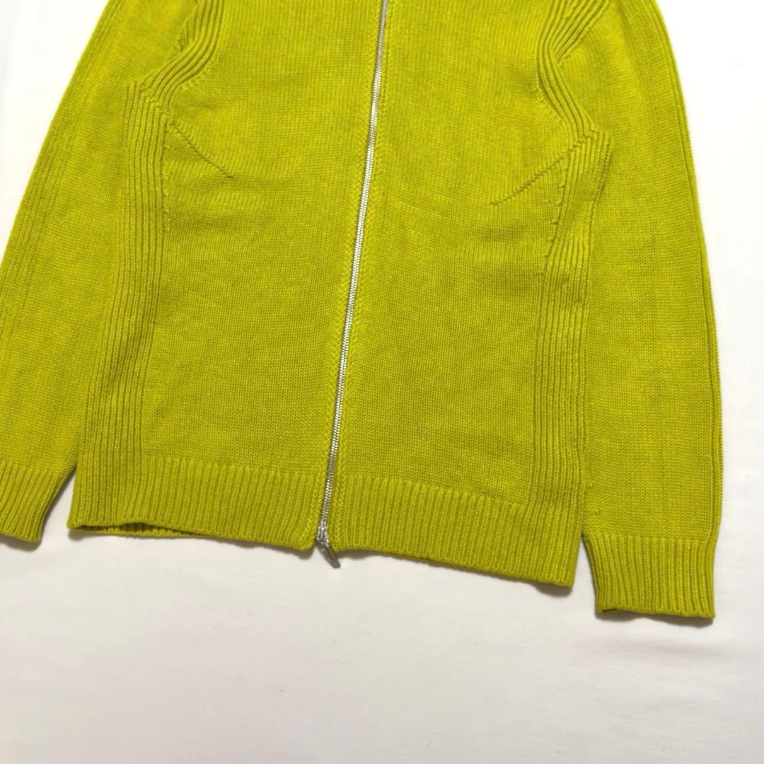 00s ダブルジップドライバーズニット archive 希少 古着 kiko