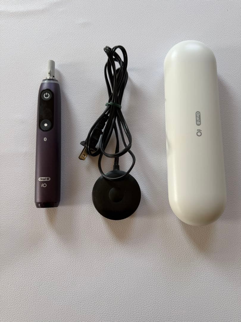 ブラウン　Oral-BiO8 電動歯ブラシ 充電ケーブル　トラベルケース　紫