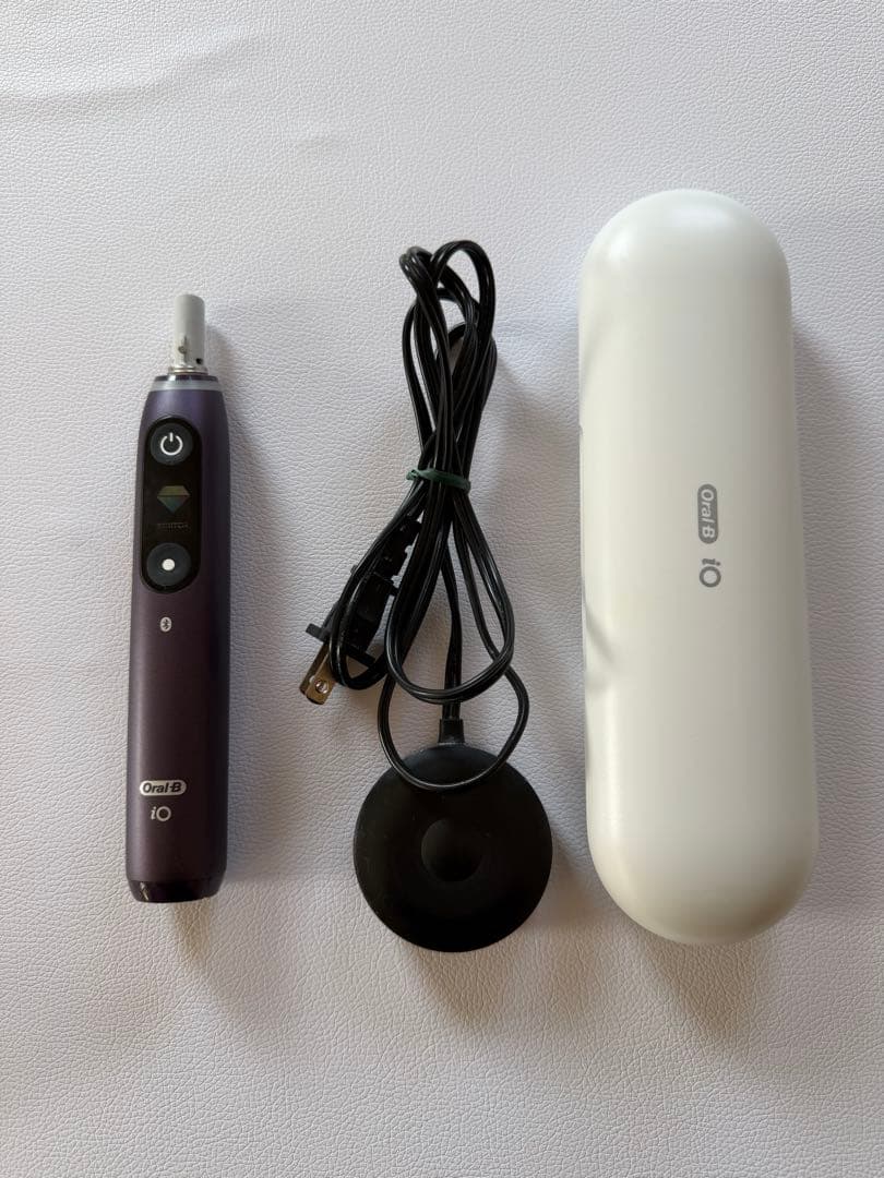 ブラウン　Oral-BiO8 電動歯ブラシ 充電ケーブル　トラベルケース　紫