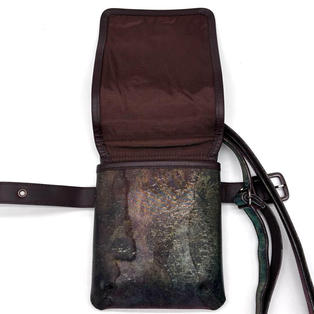 ✨極美品✨希少✨ジャンポールゴルチエ　Vサイバー　ショルダー　サコッシュ　玉虫色