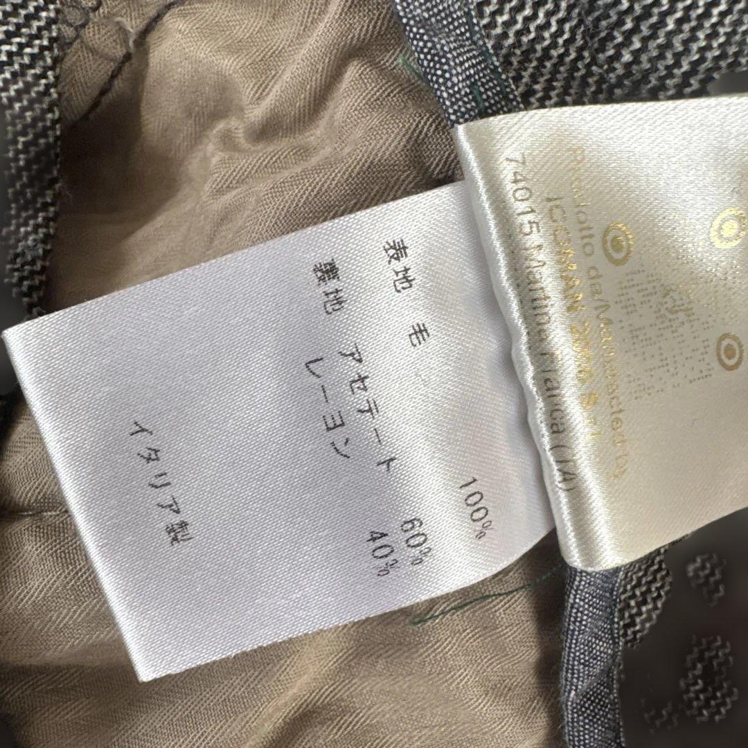 ベルウィッチBERWICH スコッチ　グレー スラックス 50