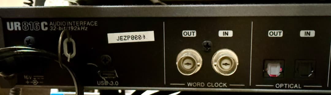 Steinberg　UR816C 現行品オーディオインターフェース　本体電源のみ