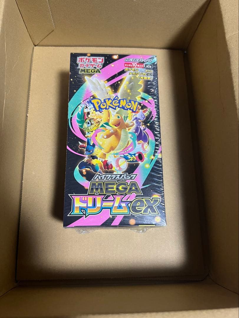ポケモンカード MEGA ドリームEX Box納品書付き　ポケセン