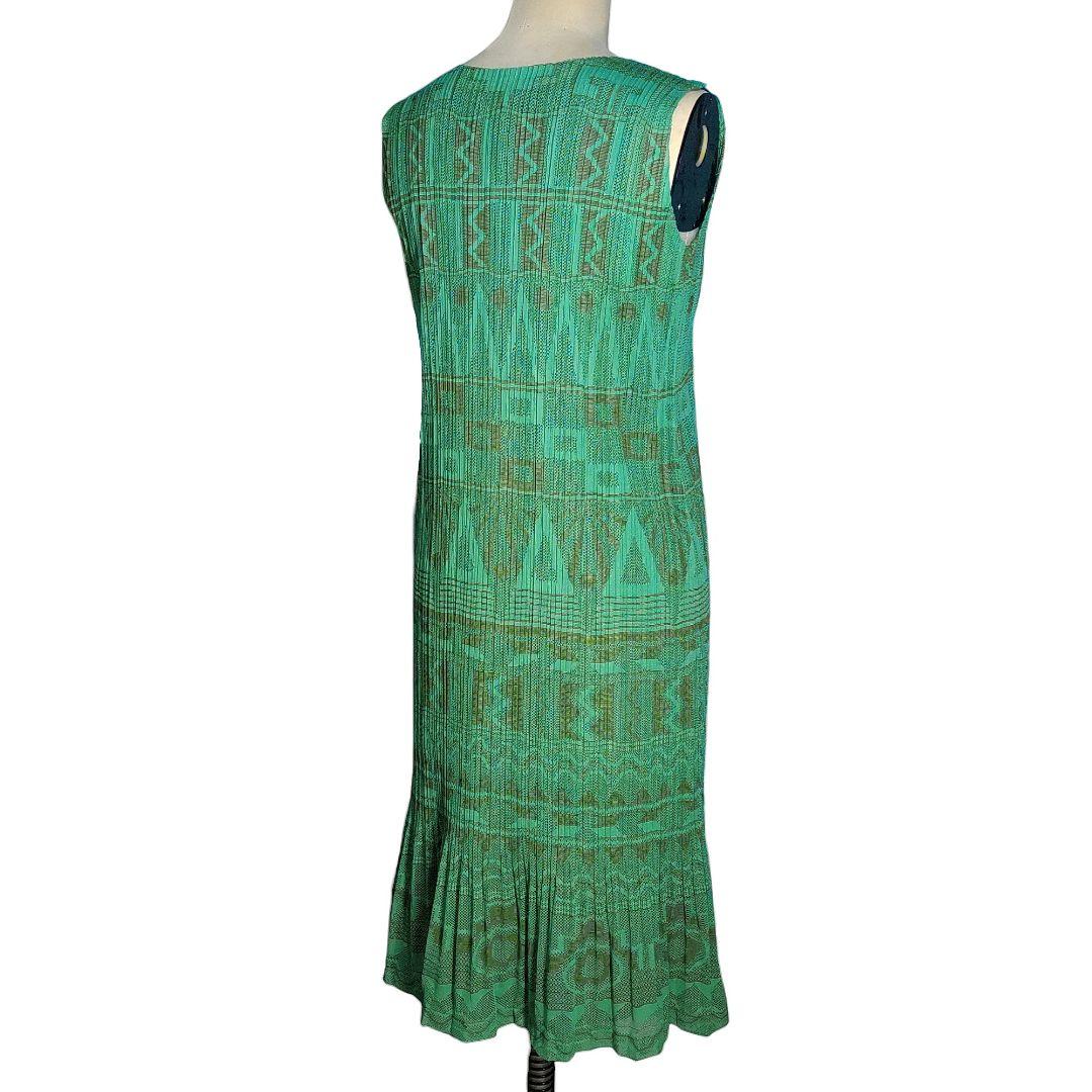 ☆ プリーツプリーズ イッセイミヤケ インナー付き メッシュ ワンピース ☆