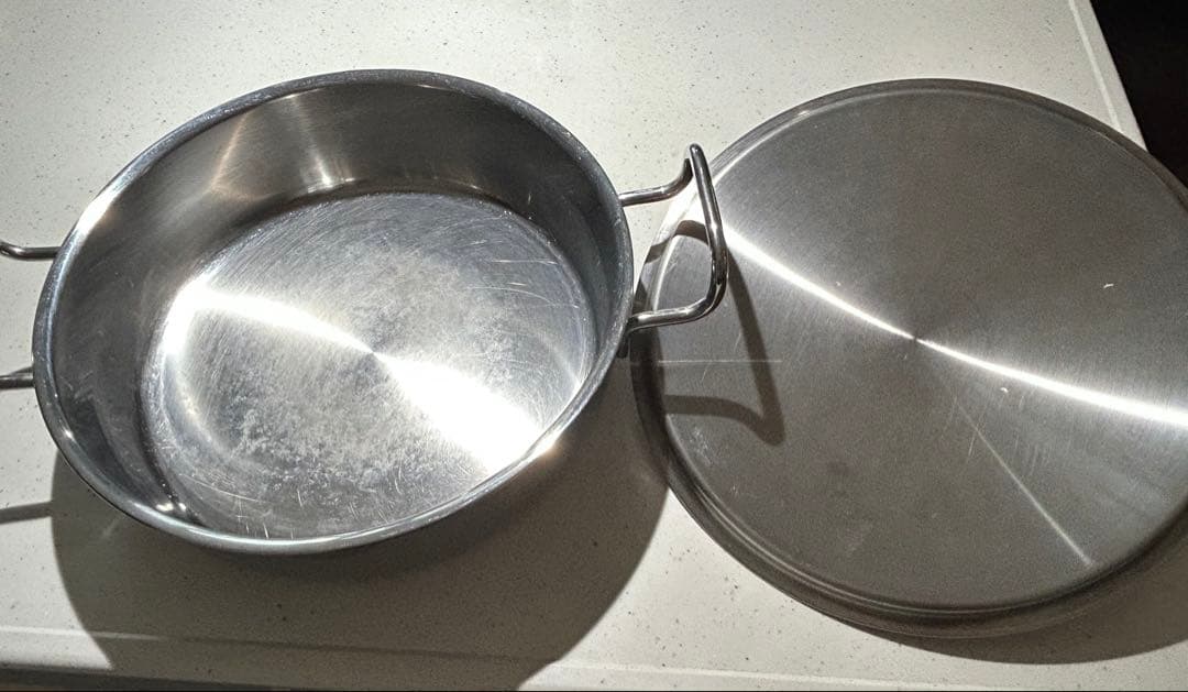 ジオプロダクト　浅型両手鍋　28cm