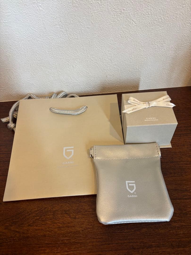 GARNI シルバー フープピアス