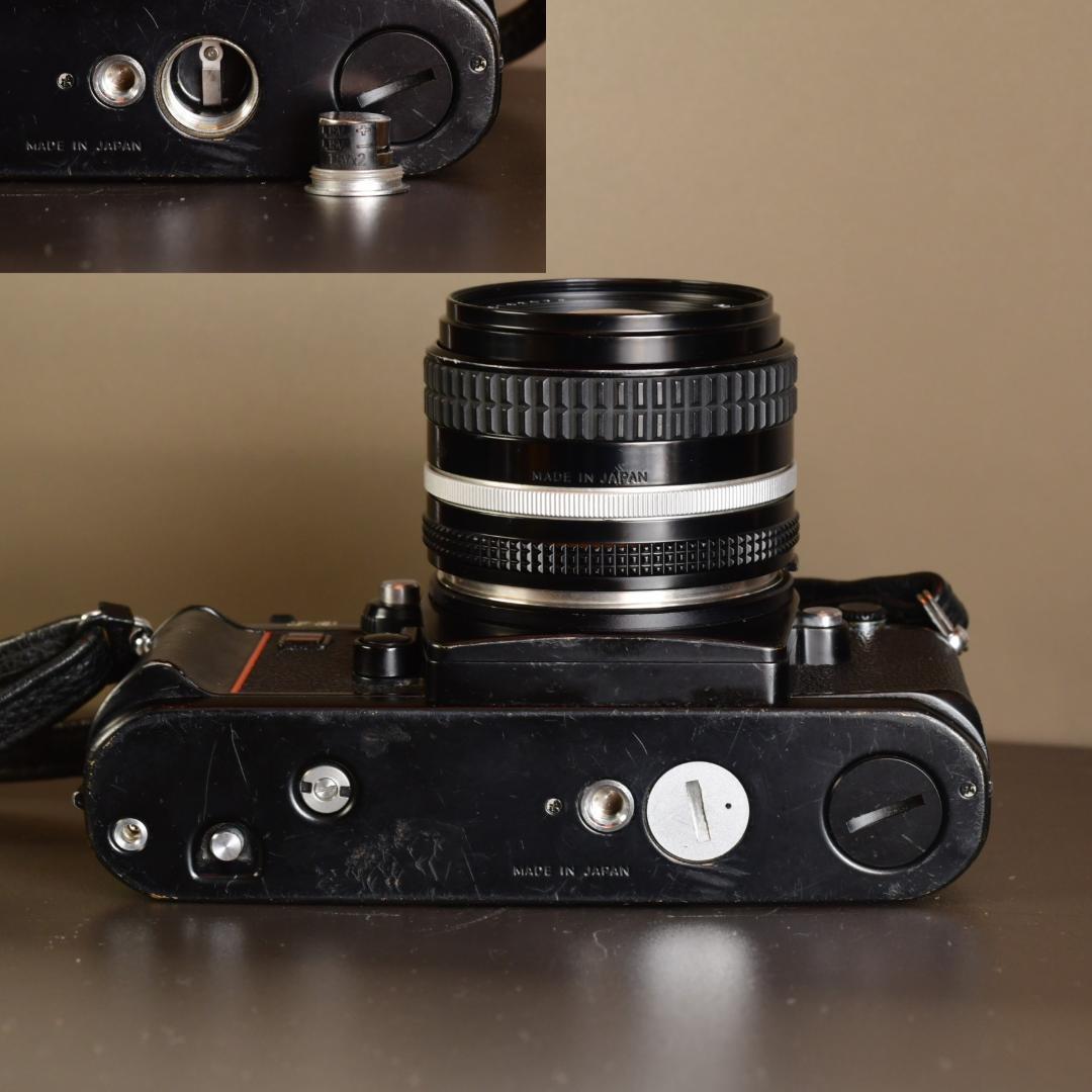 分解清掃・動作確認済 Nikon F3 ニコン 明るい単焦点レンズ　使える訳あり