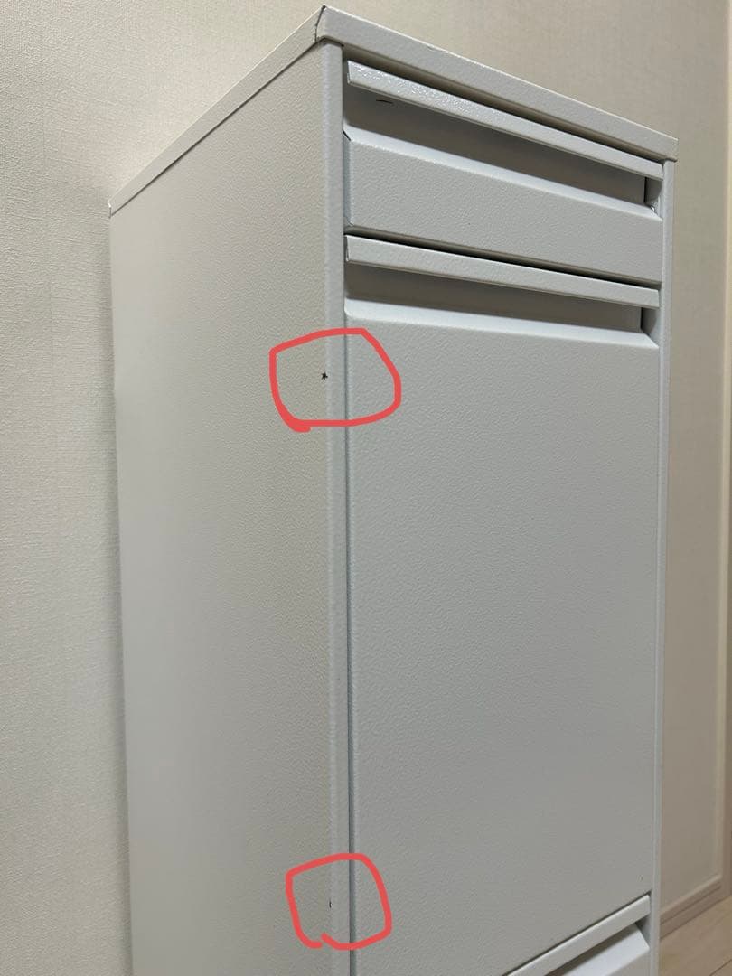 ASPLUND スリムリサイクルビン 分別ごみ箱 スチール 2段＋引出し