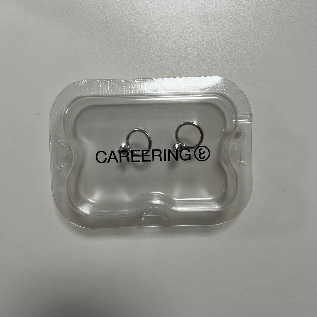 CAREERING キャリアリング　シルバー ピアス 2個セット