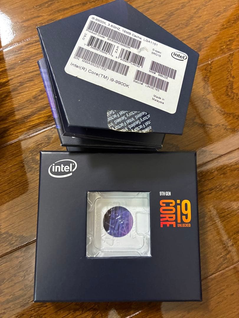 m*o様 Intel Core i9 9900K CPU + マザボ + 32G
