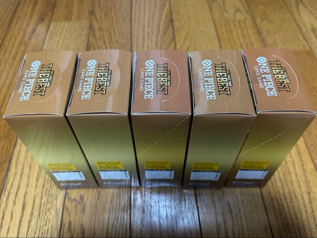 新品未開封　ワンピースカード　THE BEST 5BOX