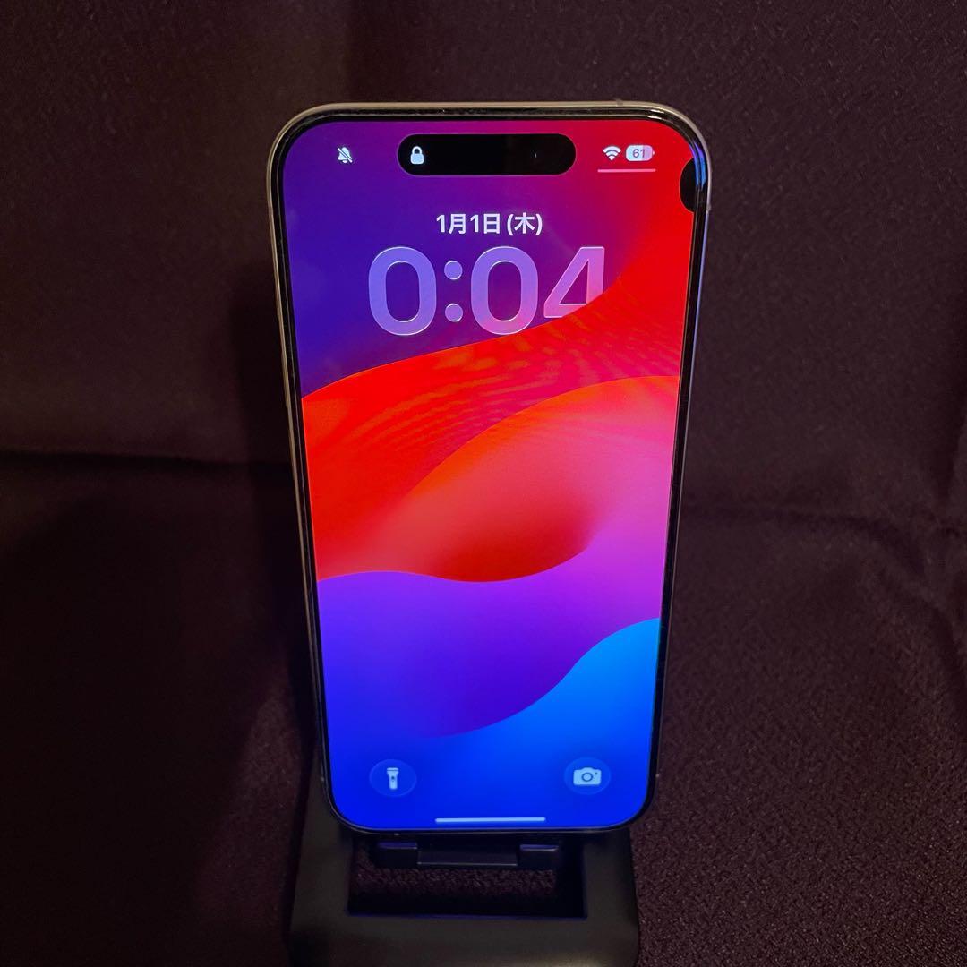 iPhone 15 Pro 512GB ナチュラルチタニウム　海外版　難あり