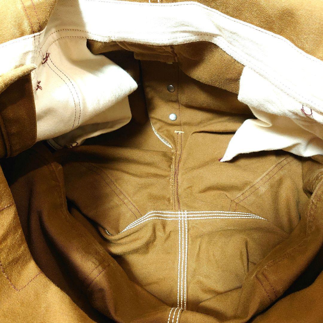 HEAD LIGHT 13oz ブラウンダック オーバーオール 32×32