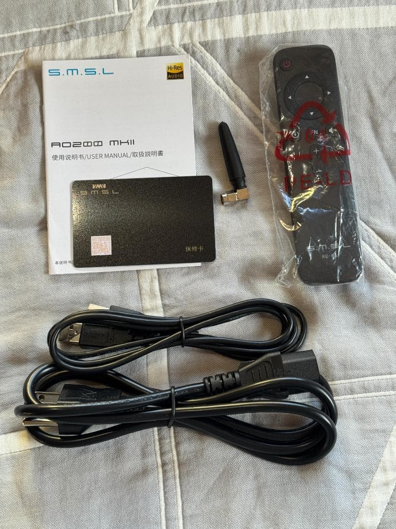 S.M.S.L AO200 MKII パワーアンプ DAC 美品 付属品完備