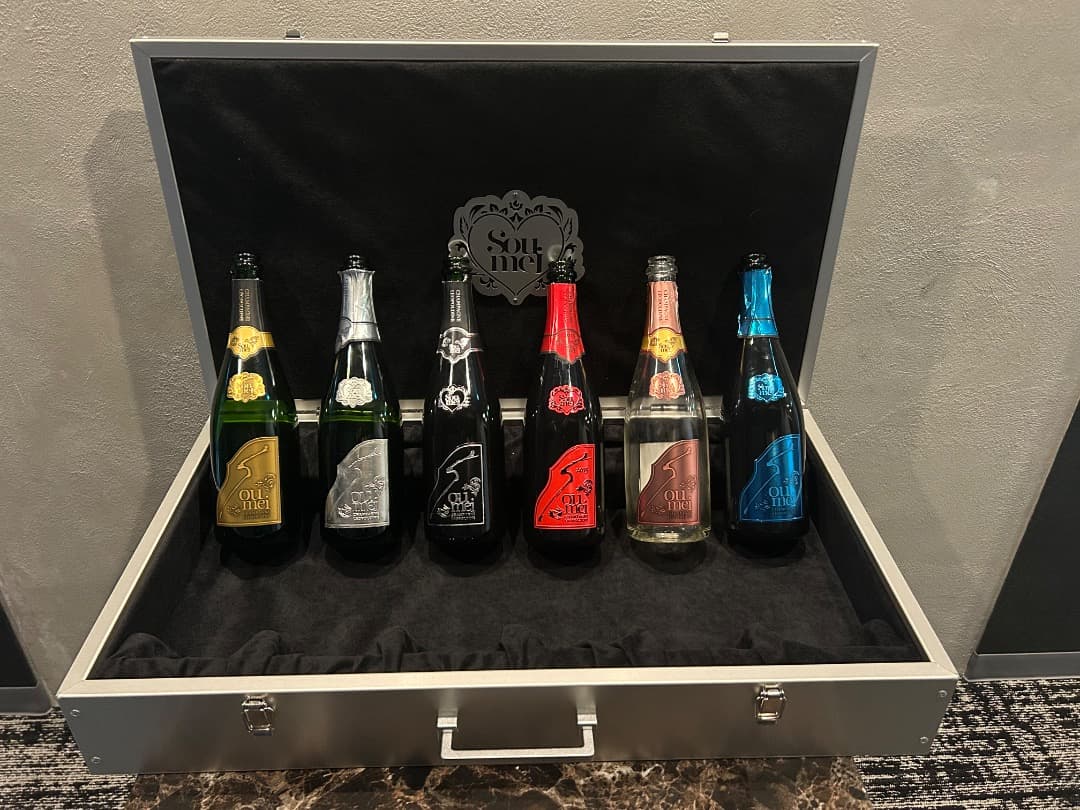 ソウメイアタッシュケース＆空ビン