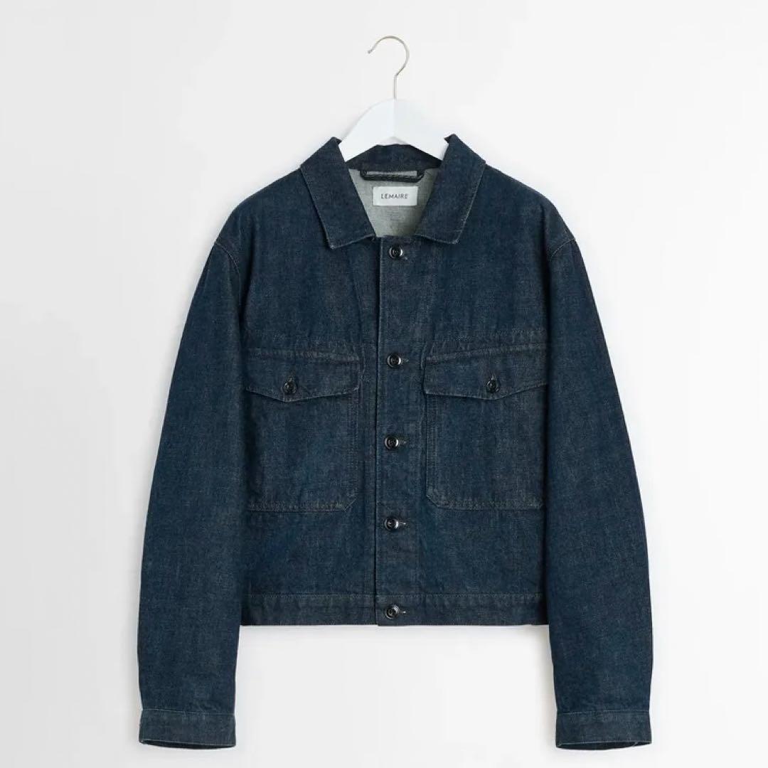 ジャケット・アウター lemaire trucker jacket denim indigo 48
