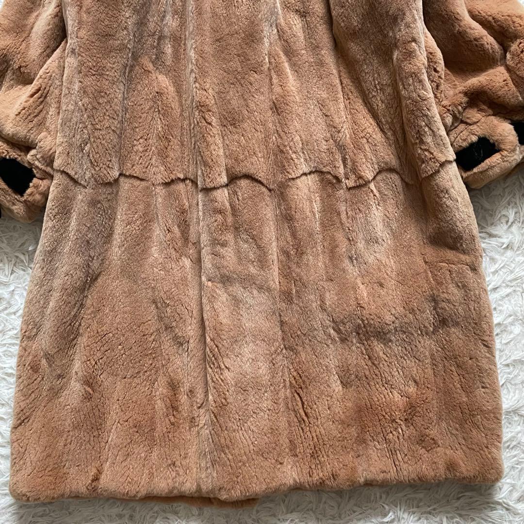 美品■フォクシー　ファーコート　リボン　ヴィンテージ　希少　大きいサイズ